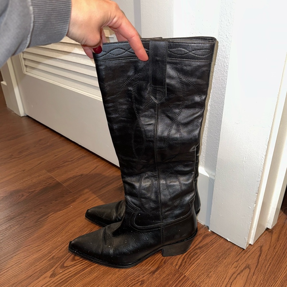 Zara cowboy boots